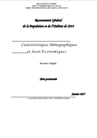 RGPH 2014 de la province de Tinghir RGPH 2014 de la province de Tinghir