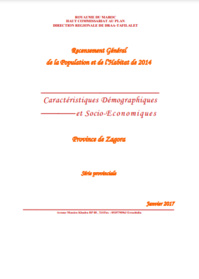 RGPH 2014 de la province de Zagora RGPH 2014 de la province de Zagora