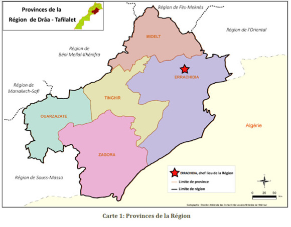 Présentation de la région Drâa-Tafilalet Présentation de la région Drâa-Tafilalet
