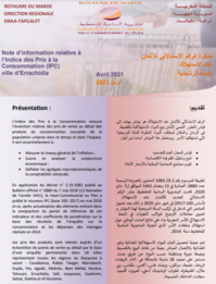 IPC du mois Avril de l'année 2021 ville Errachidia IPC du mois Avril de l'année 2021 ville Errachidia