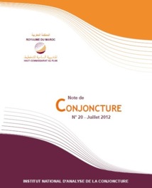 [Publication] : Note de conjoncture N°20. Juillet 2012