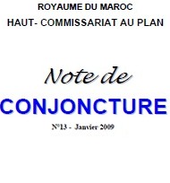 [Publication] : Note de Conjoncture, N°13,  Janvier 2009