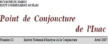 [Publication] : Point de conjoncture N°12. Avril 2007