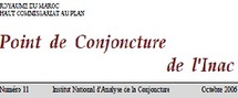 [Publication] : Point de conjoncture N°11. Octobre 2006