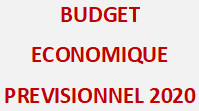 Le budget économique prévisionnel 2020 : La situation économique en 2019 et ses perspectives en 2020