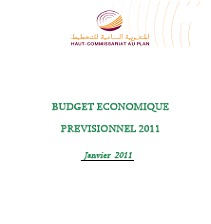 Budget économique prévisionnel 2011