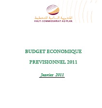Budget économique prévisionnel 2011 Budget économique prévisionnel 2011