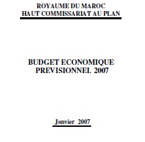Budget économique prévisionnel 2007