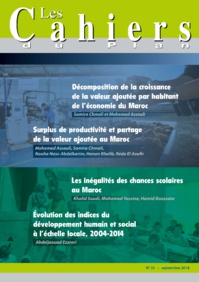 Les Cahiers du Plan N° 51 - Septembre 2018 Les Cahiers du Plan N° 51 - Septembre 2018