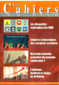 Les Cahiers du Plan N° 48 - Septembre 2015 Les Cahiers du Plan N° 48 - Septembre 2015