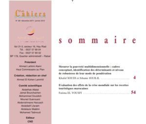 Les Cahiers du Plan N° 38 - Décembre 2011 / Janvier 2012 Les Cahiers du Plan N° 38 - Décembre 2011 / Janvier 2012