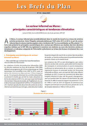 Les Brefs du Plan N° 16 - 02 Mars 2021 Les Brefs du Plan N° 16 - 02 Mars 2021