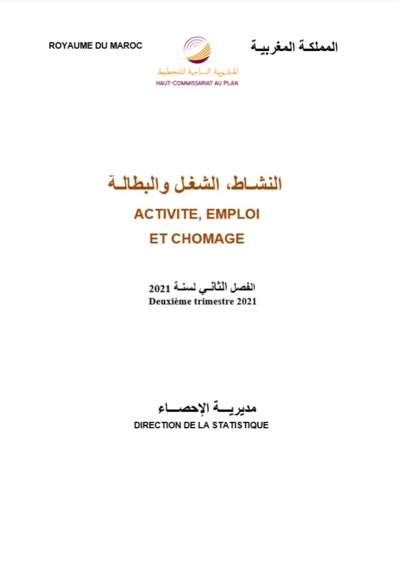 Activité, emploi et chômage (trimestriel), deuxième trimestre 2021