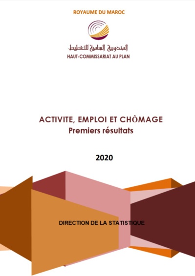 Activité, emploi et chômage, premiers résultats (annuel), 2020