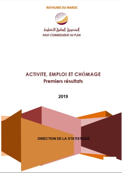 Activité, emploi et chômage, premiers résultats (annuel), 2019