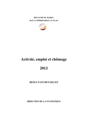 Activité, emploi et chômage, résultats détaillés, 2013