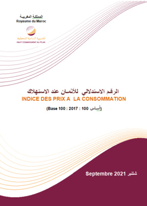 L’Indice des prix à la consommation (IPC). (Base 100 _ 2017 _ 100 أساس). Septembre 2021 L’Indice des prix à la consommation (IPC). (Base 100 _ 2017 _ 100 أساس). Septembre 2021