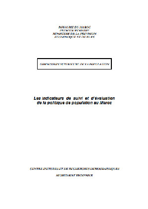 Les Indicateurs de suivi et d'évaluation de la politique de population au Maroc. Chapitre 4: Les indicateurs de la santé reproductive et de la mortalité