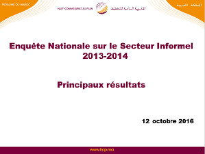 Présentation des principaux résultats ENSI 2014 Présentation des principaux résultats ENSI 2014