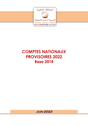 Les comptes nationaux provisoires 2022, Base 2014 (Rapport complet) Les comptes nationaux provisoires 2022, Base 2014 (Rapport complet)
