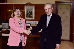La consolidation de la coopération au centre d'entretien entre le Haut Commissaire au Plan et l'Ambassadeur de la Roumanie au Maroc La consolidation de la coopération au centre d'entretien entre le Haut Commissaire au Plan et l'Ambassadeur de la Roumanie au Maroc
