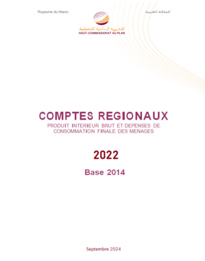 Les comptes régionaux. Produit intérieur brut et dépenses de consommation finale des ménages 2022 Les comptes régionaux. Produit intérieur brut et dépenses de consommation finale des ménages 2022