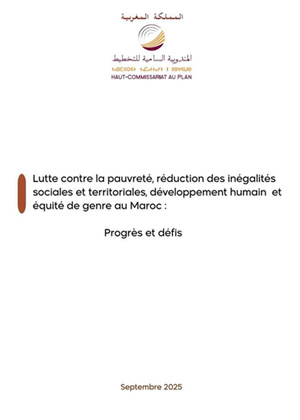 Lutte contre la pauvreté, réduction des inégalités sociales et territoriales, développement humain et équité de genre au Maroc. Progrès et défis Lutte contre la pauvreté, réduction des inégalités sociales et territoriales, développement humain et équité de genre au Maroc. Progrès et défis