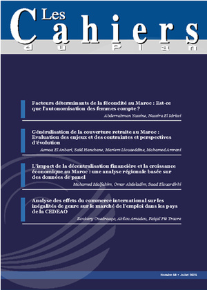 Les Cahiers du Plan N° 58 - Juillet 2025 Les Cahiers du Plan N° 58 - Juillet 2025