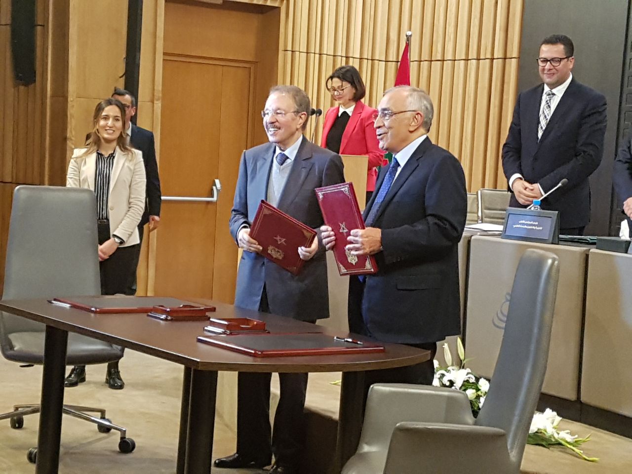 المندوبية السامية للتخطيط والمجلس الأعلى للتربية والتكوين والبحث العلمي،  يعززان علاقات التعاون بينهما بالتوقيع على إتفاقية شراكة المندوبية السامية للتخطيط والمجلس الأعلى للتربية والتكوين والبحث العلمي،  يعززان علاقات التعاون بينهما بالتوقيع على إتفاقية شراكة