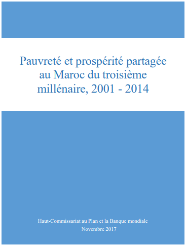 Pauvreté et prospérité partagée au Maroc du troisième millénaire, 2001-2014