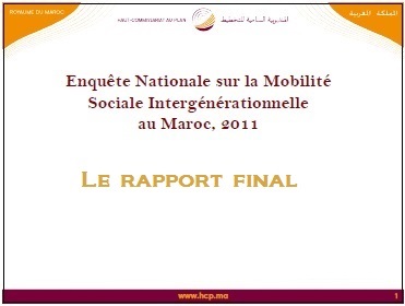 Le rapport final sur la Mobilité Sociale Intergénérationnelle