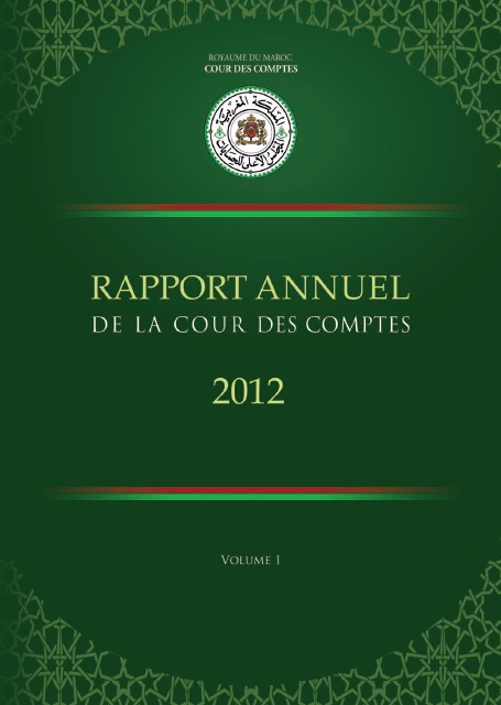 Rapport de la Cour des Comptes relatif au contrôle de la gestion des Directions Régionales de Casablanca, Fès et Agadir relevant du Haut Commissariat au Plan