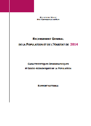 Caractéristiques Démographiques et Socio-Economiques de la Population - Rapport National