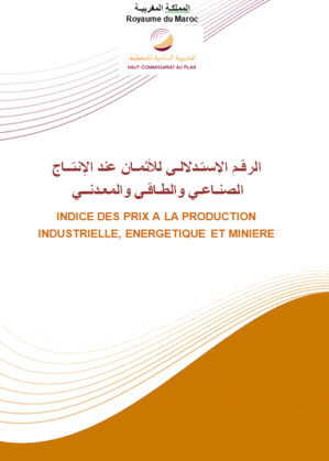 L'Indice des prix à la production industrielle, énergétique et minière (IPPIEM). (Base 100 : 2018 : 100 أساس). Troisième trimestre 2022 L'Indice des prix à la production industrielle, énergétique et minière (IPPIEM). (Base 100 : 2018 : 100 أساس). Troisième trimestre 2022