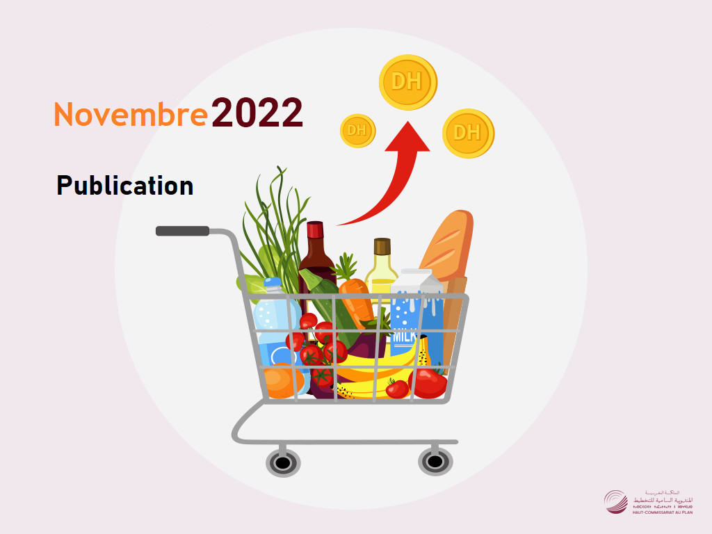 L’Indice des prix à la consommation (IPC). (Base 100 _ 2017 _ 100 أساس). Novembre 2022