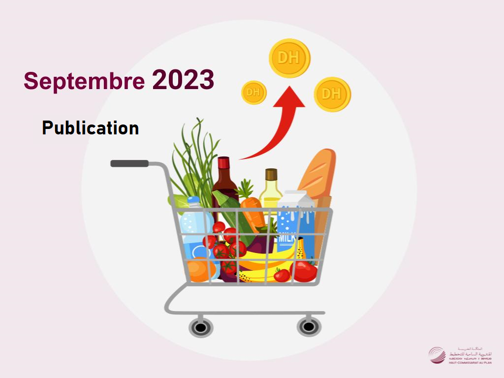 L’Indice des prix à la consommation (IPC). (Base 100 _ 2017 _ 100 أساس). Septembre 2023