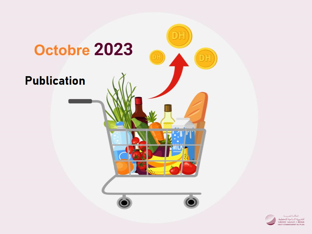 L’Indice des prix à la consommation (IPC). (Base 100 _ 2017 _ 100 أساس). Octobre 2023