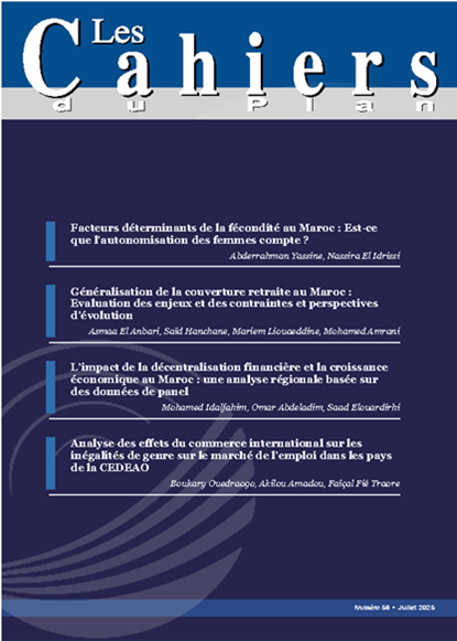 Les Cahiers du Plan N° 58 - Juillet 2025
