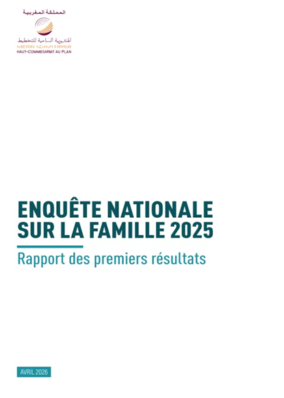Rapport sur les résultats de l'enquête Nationale sur la Famille