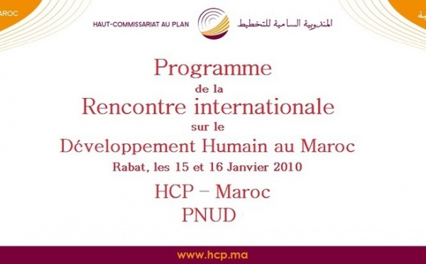 Programme de la Rencontre internationale sur le Développement Humain au Maroc