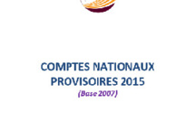 Le rapport des comptes nationaux provisoires 2015