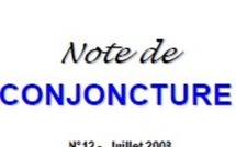 [Publication] : Note de Conjoncture N°12, Juillet 2008