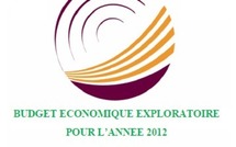 Budget économique exploratoire pour l’année 2012