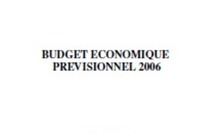Budget économique prévisionnel 2006