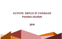 Activité, emploi et chômage, premiers résultats (annuel), 2019