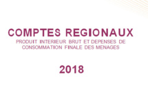 Comptes régionaux. Produit intérieur brut et dépenses de consommation finale des ménages 2018