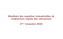 Résultats des enquêtes trimestrielles de conjoncture auprès des entreprises, 2ème trimestre 2022