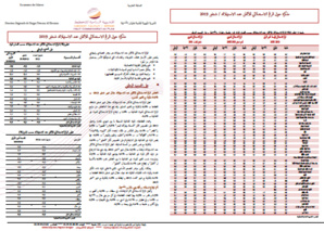 مذكرة حول الرقم الاستدلالي للأثمان عند الاستهلاك / شتنبر2019