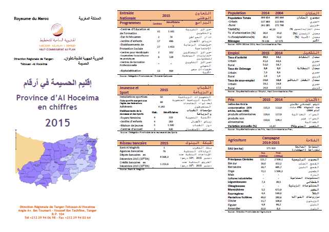 Dépliant de la province d'Al Hoceima en chiffres