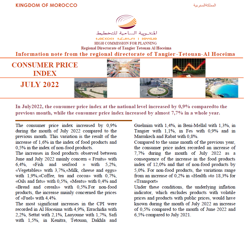 The Consumer Price Index July 2025